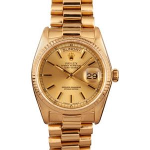 Rolex President 18038 18K Gold