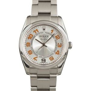 Rolex Air King 114200 Silver Concentric Dial