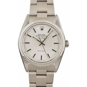 Mens Rolex Air-King 14000M Silver Dial