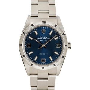 Rolex Air-King 14010 Blue Arabic