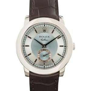 Rolex Cellini 5241 Glacier Blue Index Dial