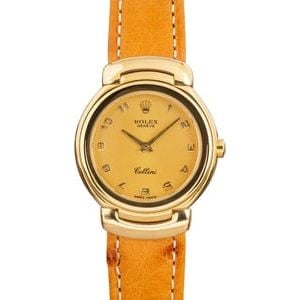 Pre-Owned Ladies Rolex Cellini 6621 18k Yellow Gold