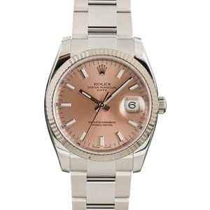 Pre-owned Rolex Date 115234 Stainless Steel