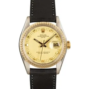 Rolex Date 1505 Champagne Dial