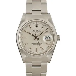 Rolex Date 15200 Silver Dial