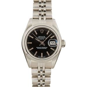 Rolex Lady Date 69160 Black Dial