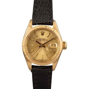 Ladies Rolex Date 6917 Yellow Gold