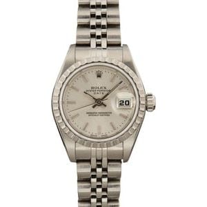 Rolex Date 79240 Silver Dial