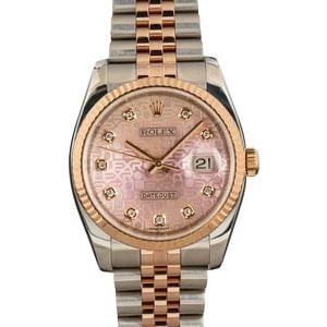 Rolex Datejust 116231 Steel & 18k Everose Gold