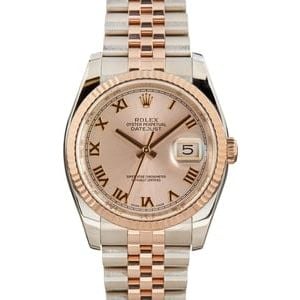 Rolex Datejust 116231 Pink Roman Dial