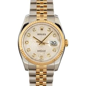 Rolex Datejust 116233 Jubilee Diamond Dial