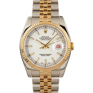 Rolex Datejust 116233 White Dial