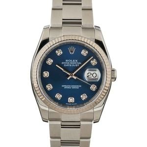 Men's Rolex Datejust 116234 Diamond Dial