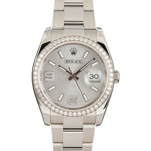 Rolex Datejust 116244 Diamond Wave Dial