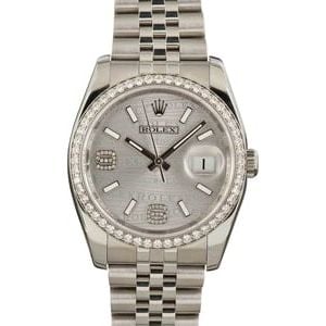 Rolex Datejust 116244 Diamond Wave Dial