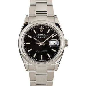 Pre-Owned Rolex Datejust 126200 Black