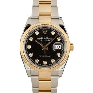 Rolex Datejust 126233 Black Diamond Dial