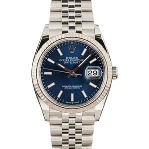 Rolex Datejust 126234 Blue Fluted Motif Dial