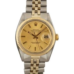 Rolex Datejust 1601 Steel & 18k Gold