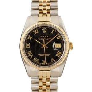 Rolex Datejust Two-Tone 16013 Black Dial