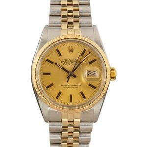 Rolex Datejust 16013 Steel & Gold Bracelet