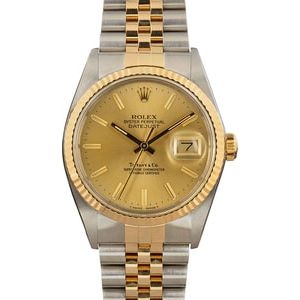 Rolex Datejust 16013 Tiffany & Co. Dial