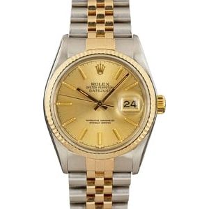 Rolex Datejust 16013 Champagne Two-Tone