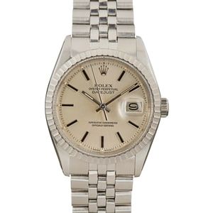 Rolex Datejust 1603 Silver Index