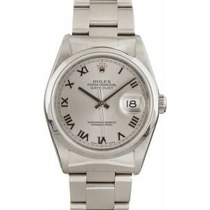 Rolex Datejust 16200 Silver Dial