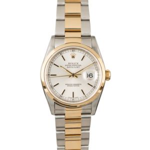 PreOwned Rolex Datejust 16203 Two Tone Oyster