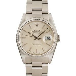 Rolex DateJust Stainless Steel Oyster 16220