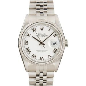 Rolex Datejust 16220 White Dial