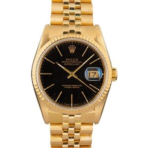 Rolex Datejust 16238 Yellow Gold Jubilee