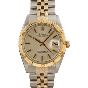 Vintage Rolex Thunderbird DateJust Stainless Steel and Gold