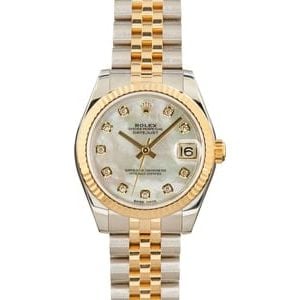 Mid-Size Rolex Datejust 178273 Diamond