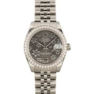 Rolex Datejust 31 Diamond 178384 Floral Motif