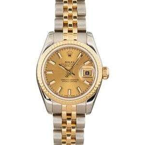 Rolex Datejust 179173 Champagne Dial