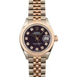 Ladies Rolex Datejust 279161 Diamond Dial