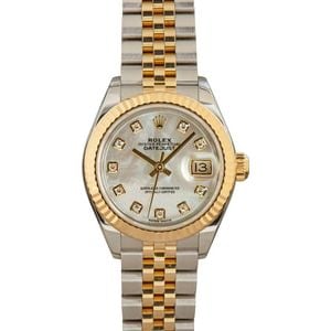 Rolex Datejust 279173 Mother of Pearl Diamond Dial