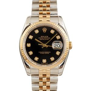 Rolex Datejust 116233 Stainless Steel & Yellow Gold