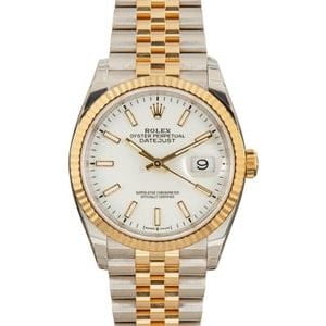 Rolex Datejust 126233 White Luminous Dial