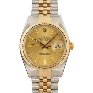 Rolex Datejust 16013 Champagne Dial