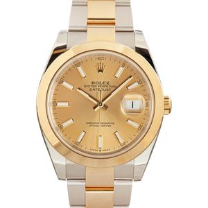 Rolex Datejust 41 Ref 126303 Two Tone Oyster