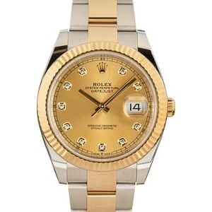 Pre-Owned Rolex Datejust 41 Ref 126333 Champagne Dial