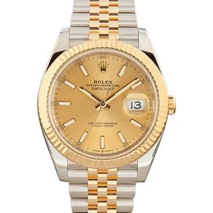 Rolex Datejust 41 Ref 126333 Champagne Dial