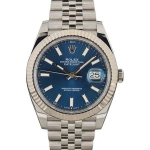 Used Rolex Datejust 41 Ref 126334 Blue Luminous Dial