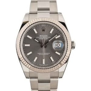 Rolex Datejust 41 Ref 126334 Slate Dial