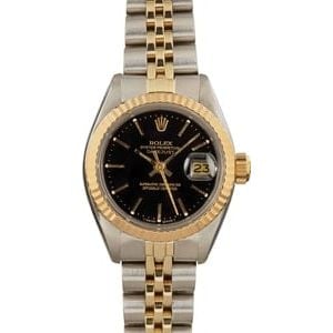 Ladies Rolex Datejust 6917 Stainless Steel & 18k Yellow Gold