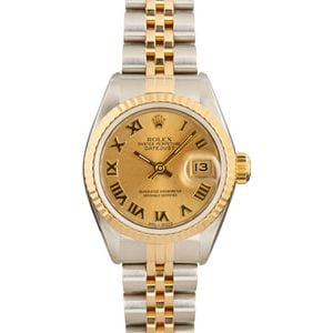 Ladies Rolex Datejust 69173 Roman Dial