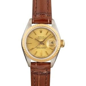 Pre-Owned Rolex Datejust 69173 Steel & Gold